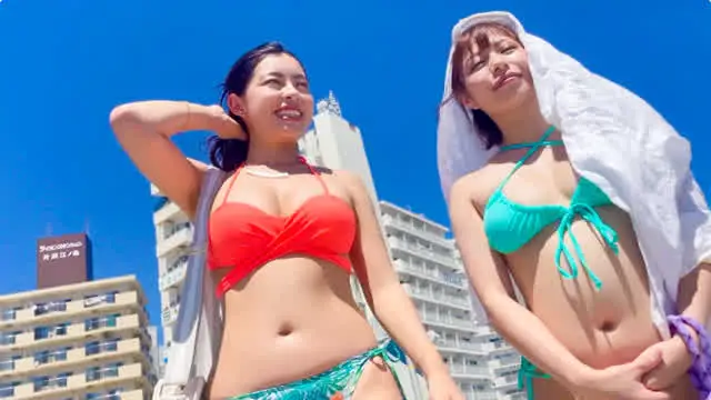 水着美女をゲットする為に… 水着ギャルと汗だくだくの情熱？パッション？SEX！！