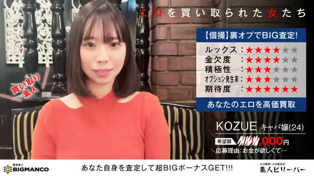 エロを買い取られた女たち… 買取素人 KOZUE