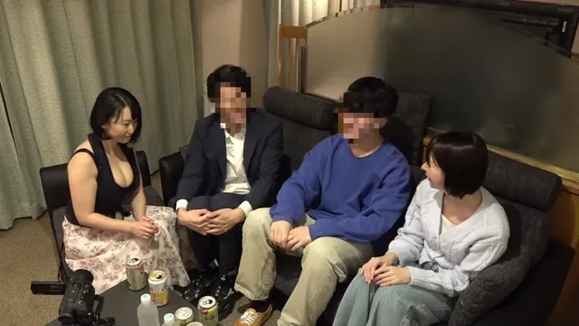 セフレと参加するのが絶対… セフレ交換サークルの禁断ハメ撮り動画～カフェ店員