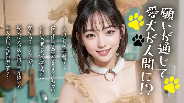 一人ぼっちの独身男…僕は… 【AI同人】愛するペットが魔法で彼女になっちゃいました