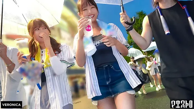 熱狂スタジアム帰りの美少… 野球観戦美少女ファン達とナイトゲーム！まゆ＆みずき