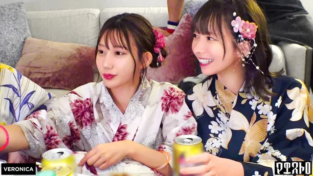 浴衣美女4人にナンパアタ… 浴衣美女たちをナンパで納涼祭!るる&ゆい