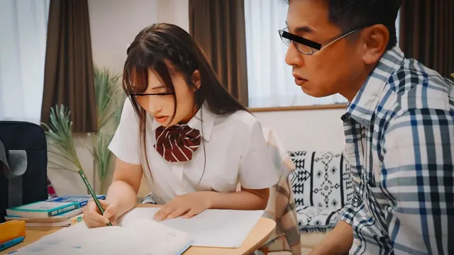 ずっと二人三脚で志望校を… 勉強疲れでスイミンしている彼女をヤっちゃいました。