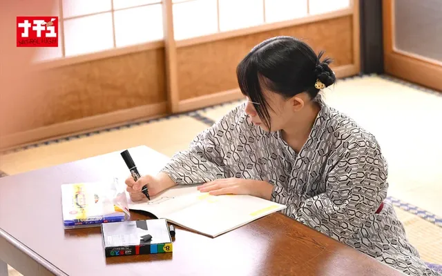 温泉旅館で絵を描いている… 男湯で出会った痴女っこ11 乳首びんだち娘