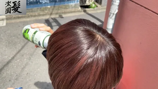 この子マジ逸材です。艶、… 髪楽園No.6茶黒ショート前編