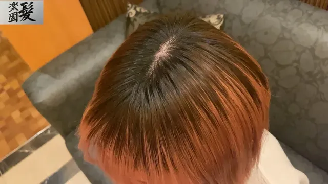 No.6の女性が髪を明る… 髪楽園No.10 茶髪ショート前編