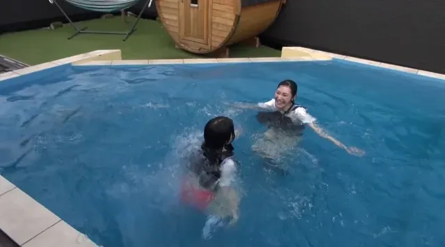 〆はやっぱりプール、10… 祭りのあと