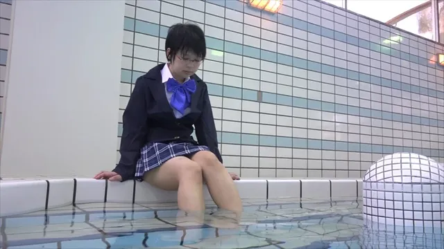 女子生徒のブレザー制服の… ブレザー制服・ウェット1