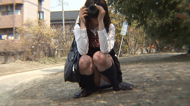 写真部所属のすずちゃん。… 文化系部活少女 写真部 すず