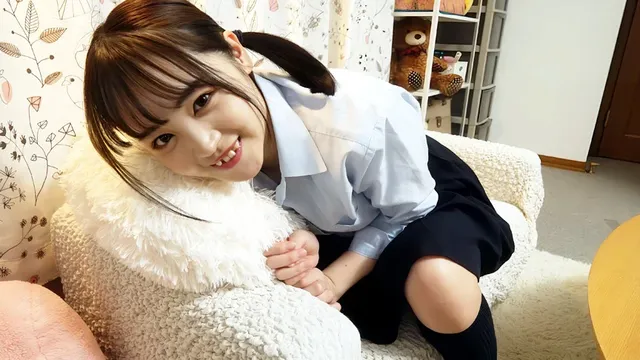 エッチな可愛い女子○生の… 自撮り女子○生 何度もイッちゃう激しい指だけオナニー