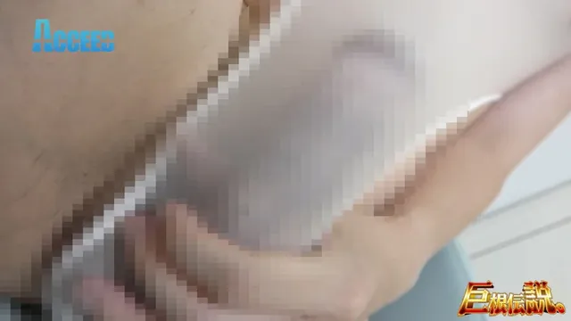 白い透け透けレオタードを… 【レオ】がスケスケレオタードで巨根アピール！