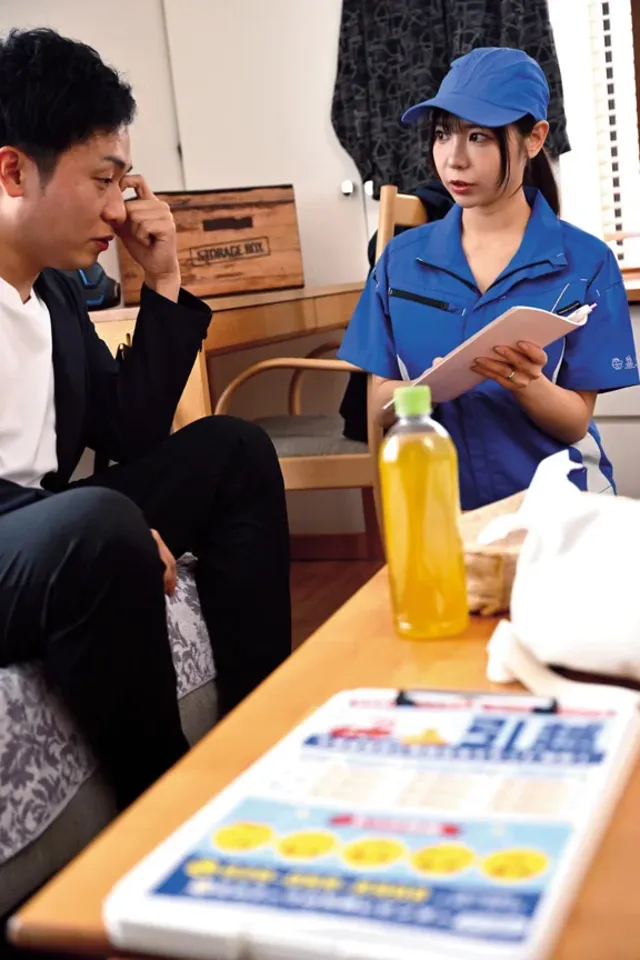 引っ越し業者に営業の正社… 引越し業者の私はお客様を気持ち良くさせちゃう人妻