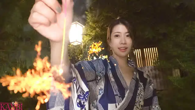 KANBi専属女優『有賀… 生ハメ中出しに酔いしれる美人妻との不倫旅行。