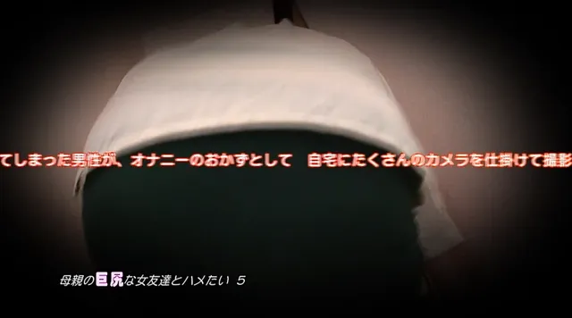 僕の家によく泊まりに来る… 母親の女友達が見事な巨尻なのでなんとかしてハメたい5