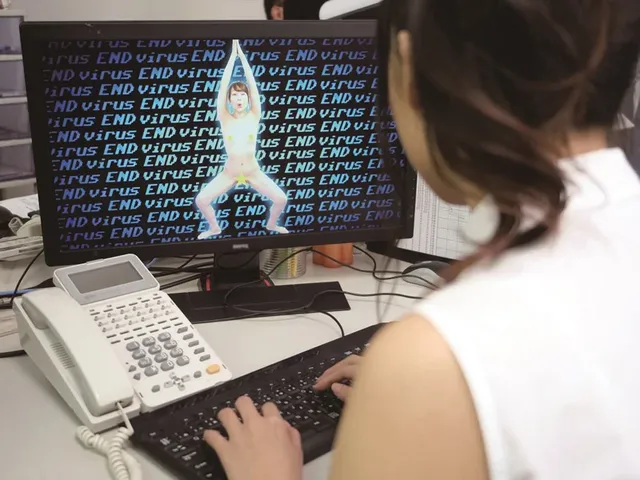 新種のコンピューターウイ… 洗○ワキ見せガニ股ポーズが日常の世界