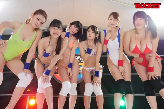 レズ強い女たちが本気のイ… タッグマッチ レズプロレス2