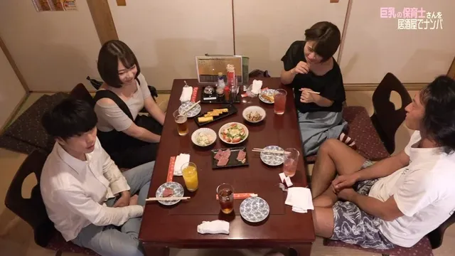 巨乳の保育士さんがよく来… 巨乳の保育士さんを居酒屋でナンパ～ナマ中●しSEX