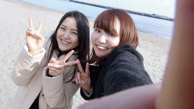 異性恋愛に問題を抱えた素… 生撮 レズビアン温泉旅行09