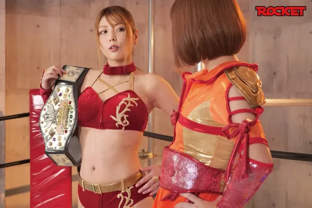 昨年圧倒的強さで珠莉を破… 巨尻女子プロレスラー茉実耶VS朱音 レズプロレス3本勝負