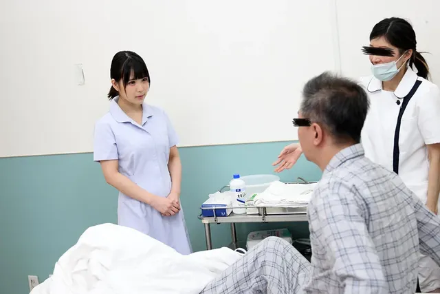 【※乳首責め】「ここが気… 清拭中にチクビを触られビクンビクン感じたら