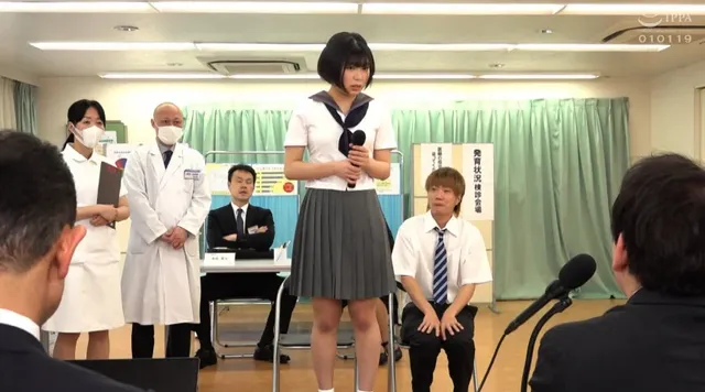 ＃生徒会副委員長＃ミニマ… 羞恥！思春期発育状況検査会～なつ編～