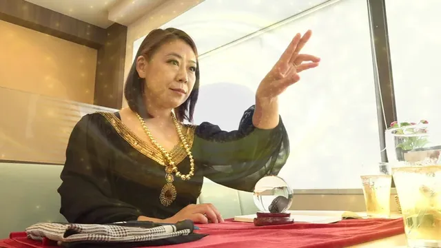 以前、番組に登場して熟女… 黒網タイツの五十路占い師再び！花観月先生