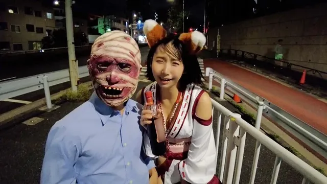 「ハロウィンをもっと楽し… 渋谷のハロウィンで見つけたパリピが挑戦！きつねちゃん