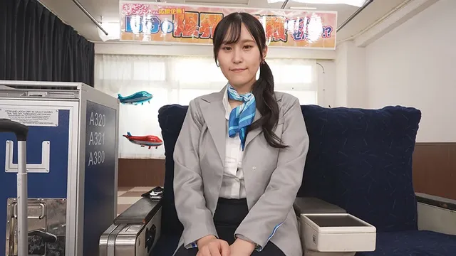 新人キャビンアテンダント… 透け壁越しだからディルドーズブマン丸見え！ひびき編