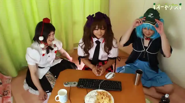 にとりと文の提案で、はた… コスプレ×おしっこ我慢×ゲーム実況 case1