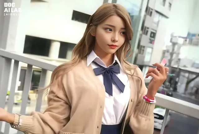 AVメーカー「DOC」と… 空想平成美少女 AI MODEL AV DEBUT