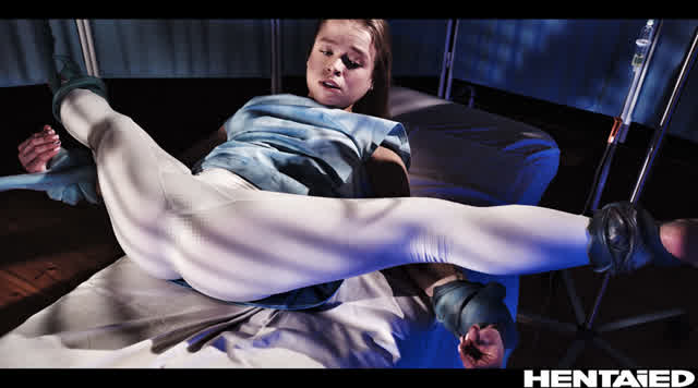 病院のベッドで寝ている患… 【外人触手】エイリアンズ、、入院患者は魔物の餌食