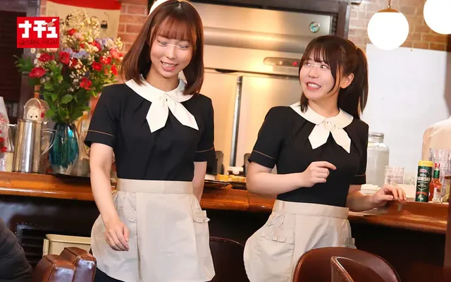 昭和レトロな喫茶店でバイ… カフェ娘連鎖羞恥8