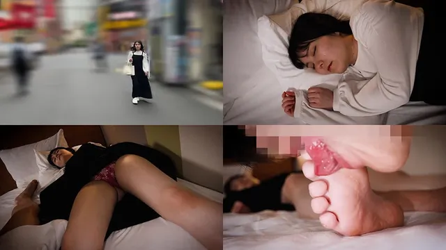 垢抜けない清楚で色白な女… 田舎臭い女の後をつけ○らせる！！たっぷり中出し