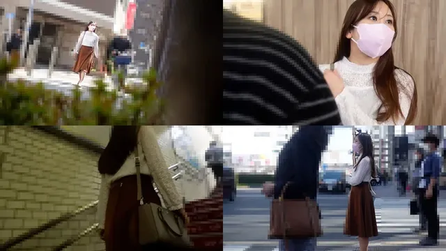 街で獲物を物色中、いかに… 痴○電車＃050 清楚なお嬢様系OL