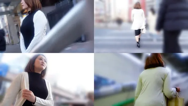 街中を大きな乳揺らして歩… 痴○電車＃054 美形・美巨乳な柔肌OL